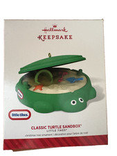 Hallmark Keepsake "Little Tikes Classic Turtle Sandbox" 2014 Ornament NEW