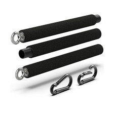 Portable Resistance Band Bar - Steel Resistance Bar for Resistance Bands - Re...