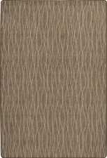 10x13 Milliken Brown Geometric Rows Area Rug Flow II BIRDNEST - Aprx 10 9 x 13 2