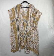 Umgee Kimono Size M/L Hippie Chic Open Duster Boho Chiffon Sheer