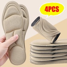 4 Pcs 5D Memory Foam Insoles for High Heels Thick Cushioning Breathable Pad