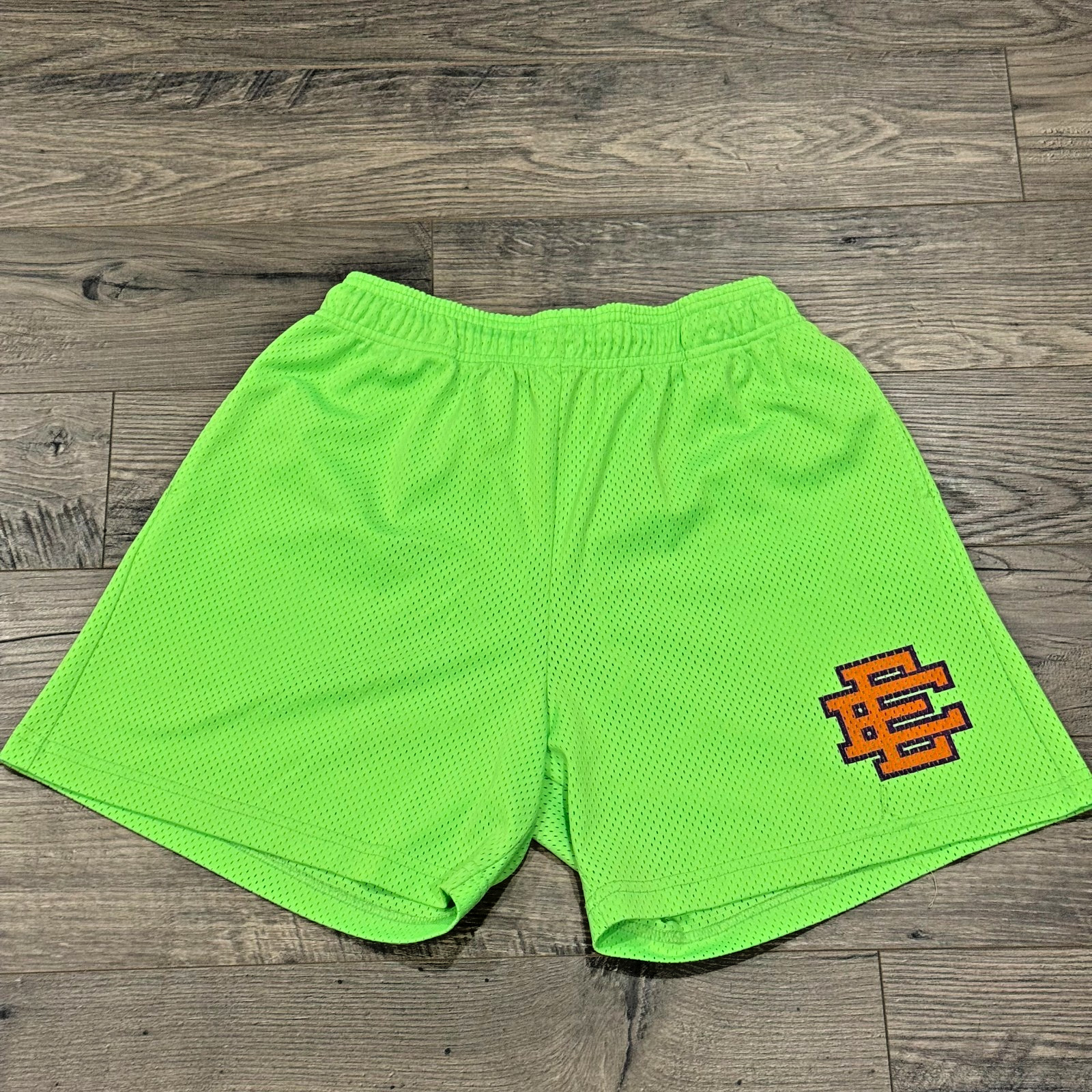 Authentic Eric Emanuel EE Basic Short Volt Green … - image 1