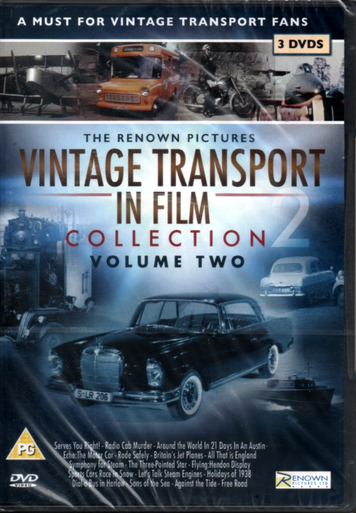 Renown Pictures Vintage Transport in Film Collection Volume 2 (3 DVD Set) New
