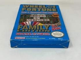 NES Nintendo - Wheel of Fortune Family Edition - CIB Complete / Tested