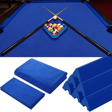 Mixweer Billiard Cloth for 8 ft Pool Table Pre Cut Felt with 6 Cloth Strips a...