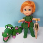 Vintage Mattel Liddle Kiddles PETER PANIDDLE Doll, Outfit, Crocodile, Tinkerbell