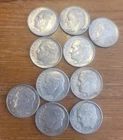 [10 Coin Lot] 90% Silver Roosevelt Dimes 1946 to 1964 - B