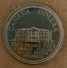 1973 CANADA $1 one dollar nickel coin PEI CENTENNIAL 1873-1973 lightly circulate
