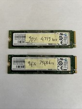 Lot of 2 x Samsung PM981 256GB M.2 NVMe SSD MZ-VLB2560 MZVLB256HAHQ 90%-94%