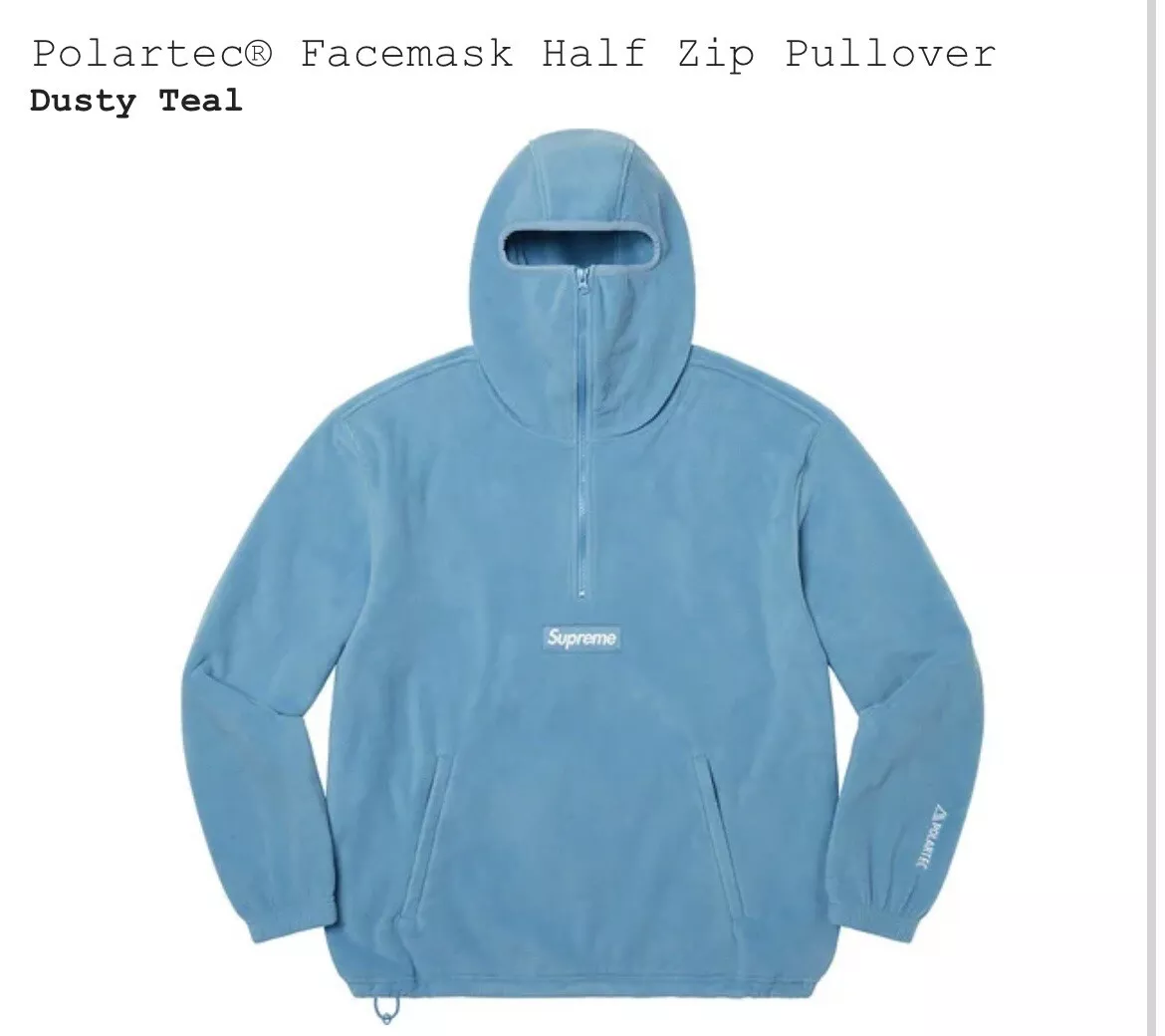 supreme polartec half zip pullover