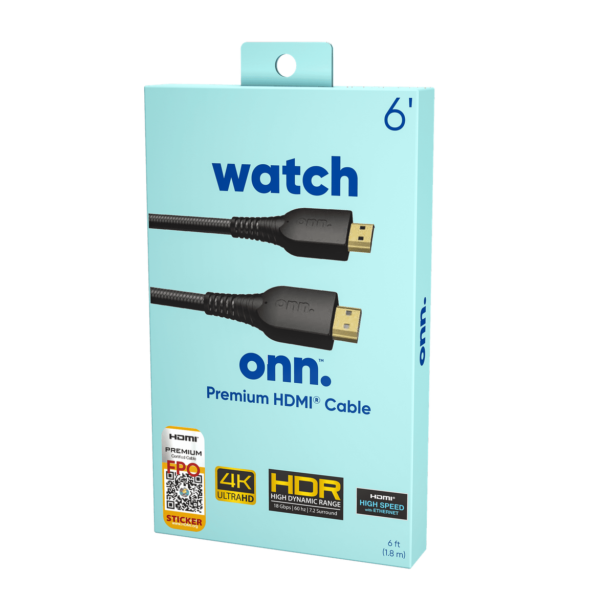 Black-1m -câble Vidéo Haute Vitesse Plaqué Or,compatible HDMI,4k 1080P 3D,pour Ordinateur HDTV