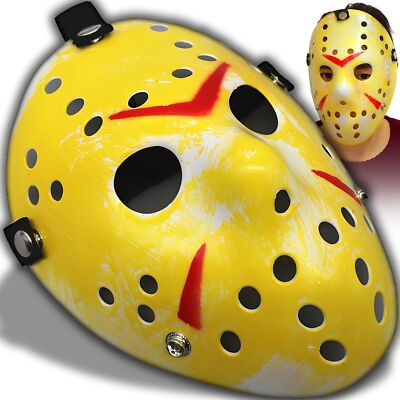 Horror Jason Maske Halloween Vintage Ice-Hockey Hockeymaske Eishockey DHL Retoo