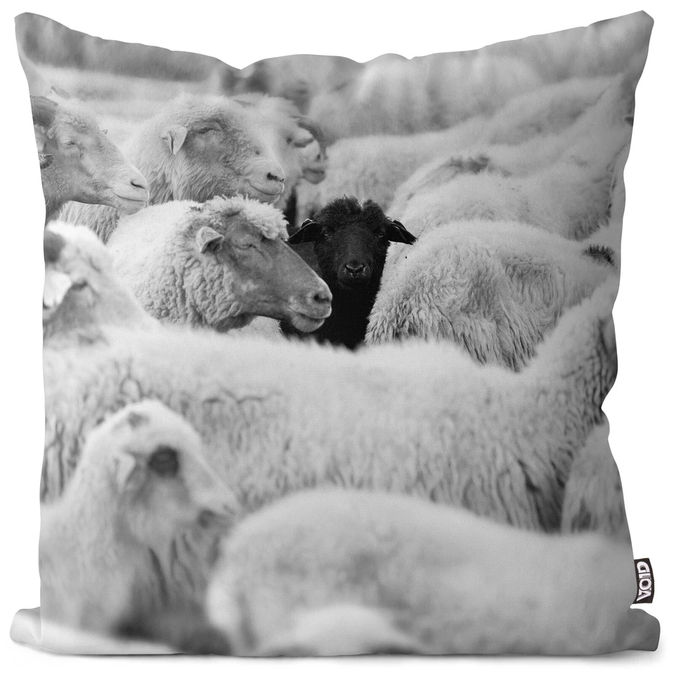 VOID Kissenbezug Schaf Herde Wolle Bauernhof Tiere Zoo Streichelzoo Ostern - Bild 1 von 3
