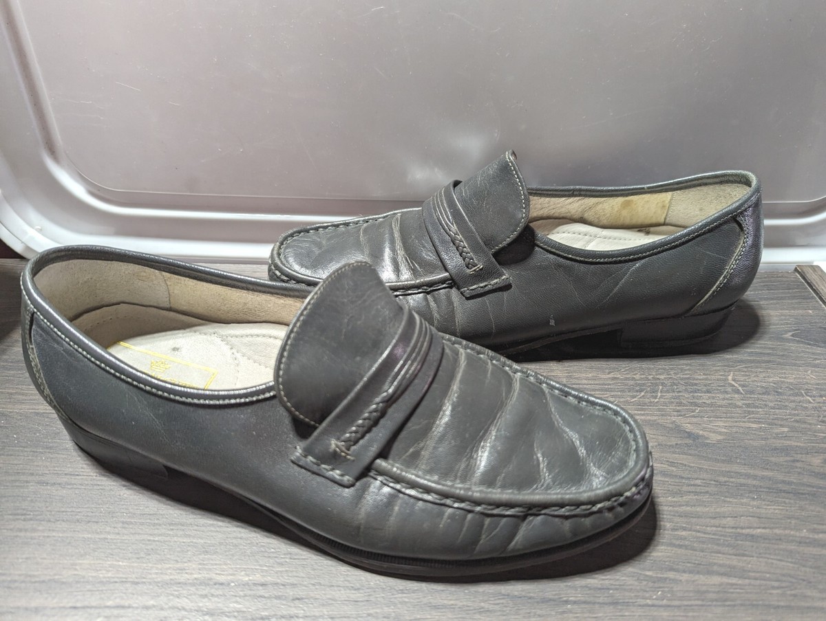 VTG NWOB Stuart McGuire Men\'s 8 Slip-On Loafer Dress Shoes Hand Sewn Spring Step Stuart Mcguire Shoes - Etsy main image 2