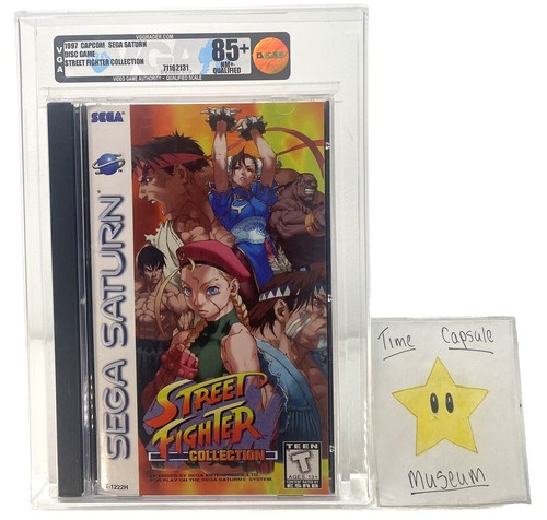 Street Fighter Collection Sega Saturn Original B2 Poster Japan