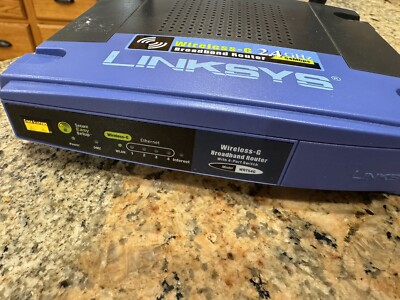 Linksys 54 Mbps Wireless-G WiFi Router (WRT54GL) Low Hrs W Power Cord
