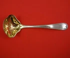 Newcastle by Gorham Sterling Silver Sugar Sifter Ladle Gold Washed 6 1/4"