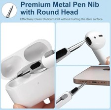 3-in-1 Cleaning Pen, Cleaner Kit Soft Brush, Earbuds Cleaning Tools For Airpods