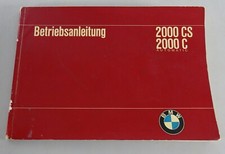 Operating Instructions/Manual BMW 2000 CS/C/C Automatic from 09/1966