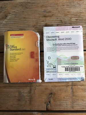 Microsoft Office Standard 2007, Box  Englisch mit MwSt-Rechnung vom Fachhändler