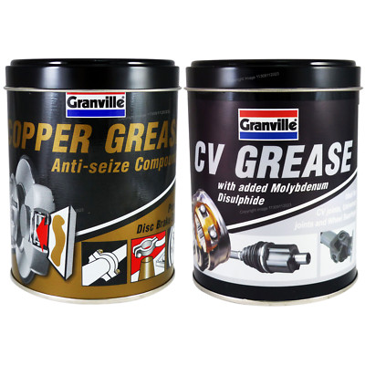 Granville Anti Seize Kupferfett + CV Dichtungen Auto Radlager Fettdose + M 