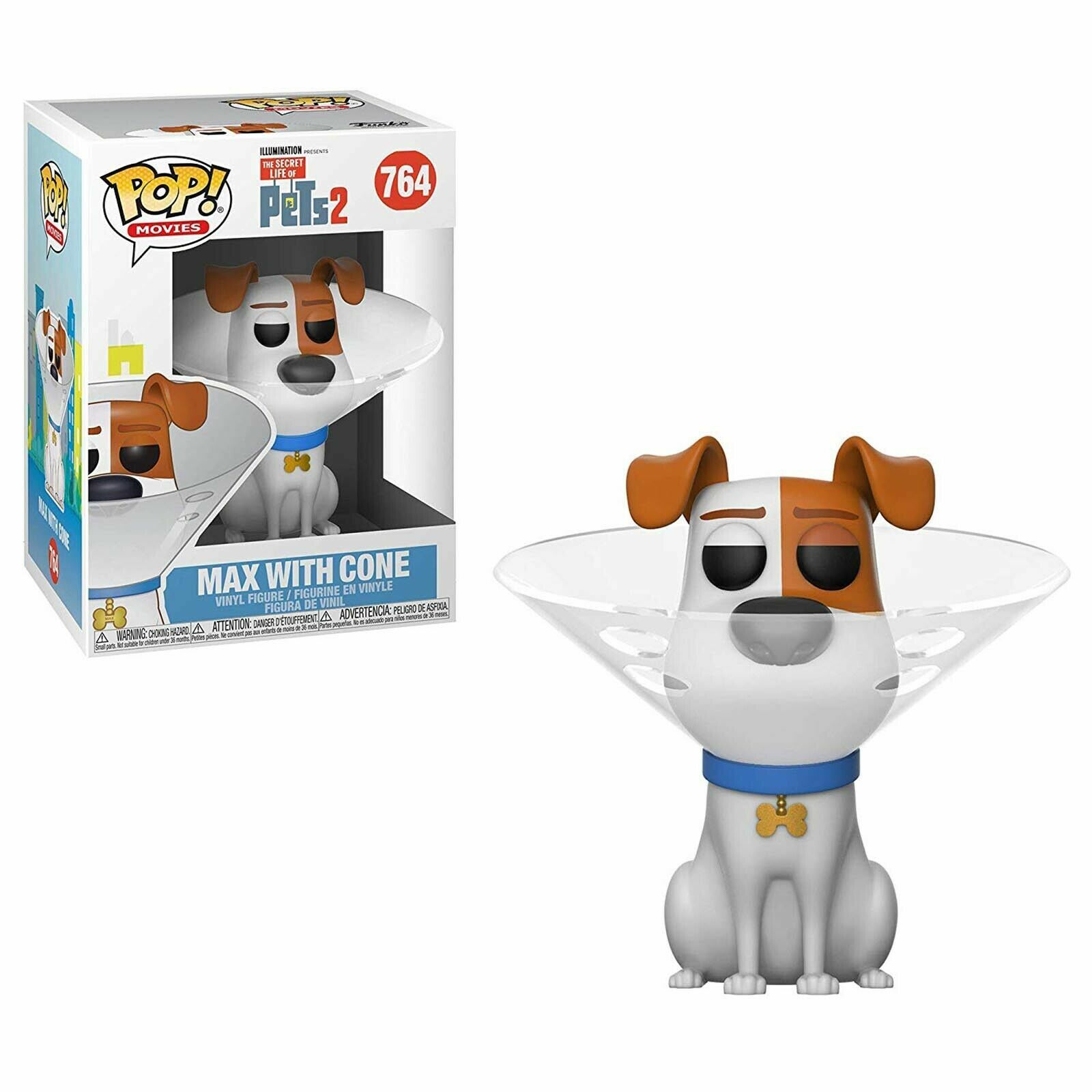The Secret Life Of Mascotas 2 Máximo Con Cono 9.5Cm Pop Vinilo Figura Funko 764