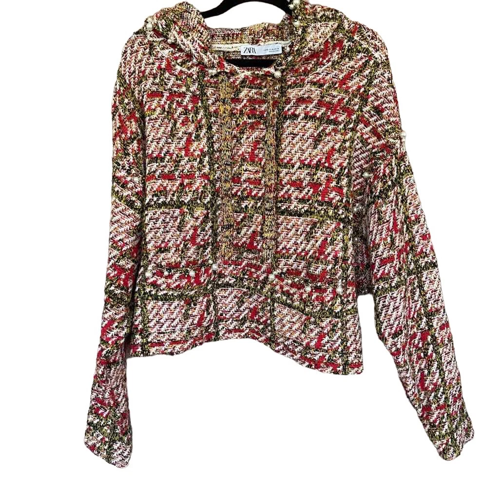 Zara pearl sweatshirt Clearance