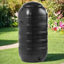 Strata Slim Space Saver Water Butt With Tap And Lid 250L