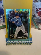 2024 Topps Chrome - Aqua Lava Refractor #148 Tyler Cropley /199 (RC)