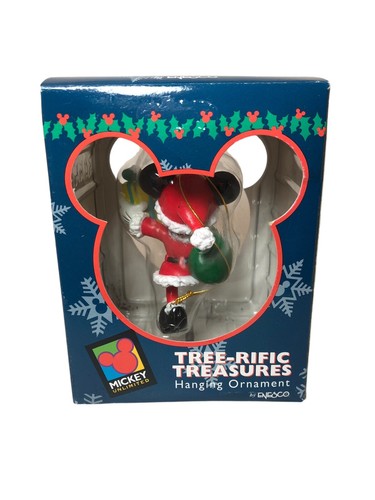 Enesco Disney Mickey Mouse Estatuilla Árbol - Fantástico Navidad Navidad Adorno Santa - Imagen 3 de 10