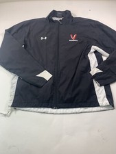 Under Armour Jacket Mens Medium Full Zip Active Outdoor Casual Black