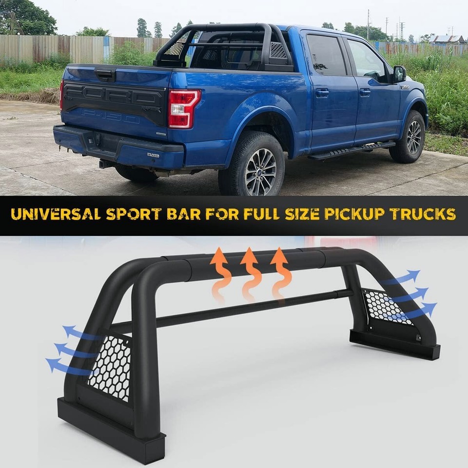 Roll Bar Racks For 2004-2012/2015-2025 Chevy Colorado Truck Bed Sport Roll Bar Chase ...