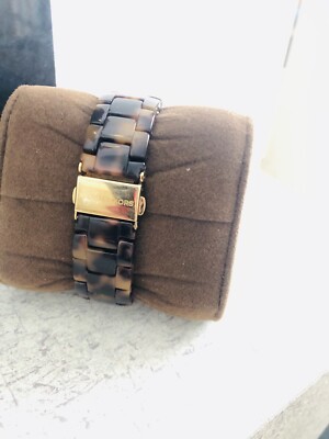 Michael Kors Watch BOYFRIEND Gold and Tortoise Shell Acrylic  display picture 3