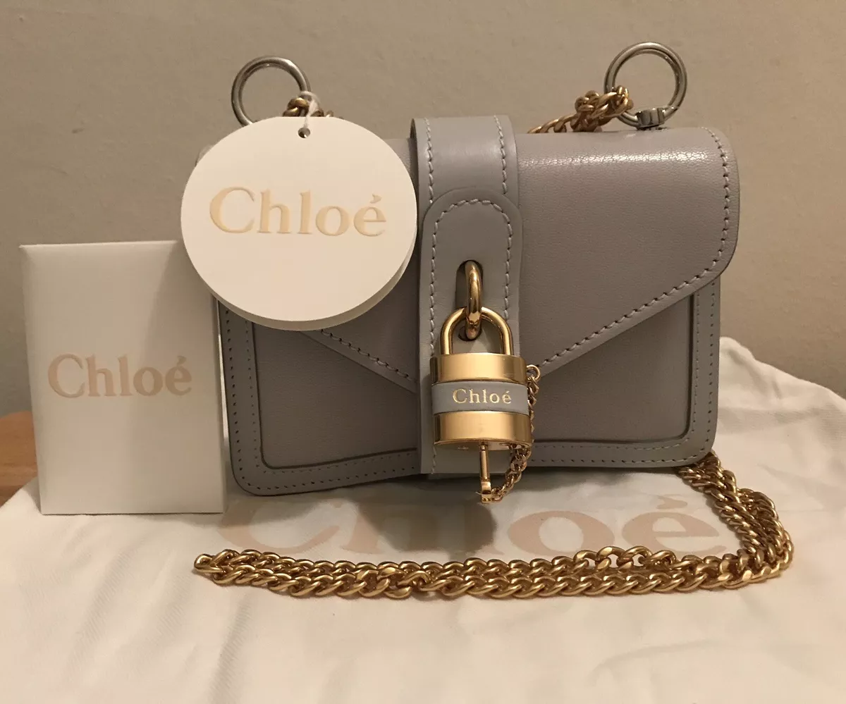 Chloe Shoulder Aby Chain Light Cloud Mini Crossbody Shoulder Bag NWT