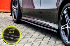 CUP Seitenschweller Sideskirts ABS für MB CLA X118 C118 AMG-Line Carbon Optik