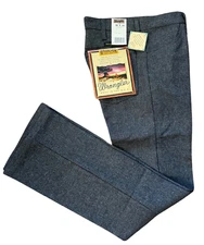 NWT Men's Wrangler® Wrancher Heather Gray 82HG Polyester Pants Multi Size