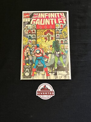 Infinity Gauntlet 2 - George Perez Thanos Avengers - 1st app Epoch - Key Issue!