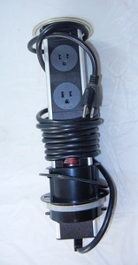 Mockett Pcs34 Kitchen Power Grommet W Aluminum Trim Ring Lab