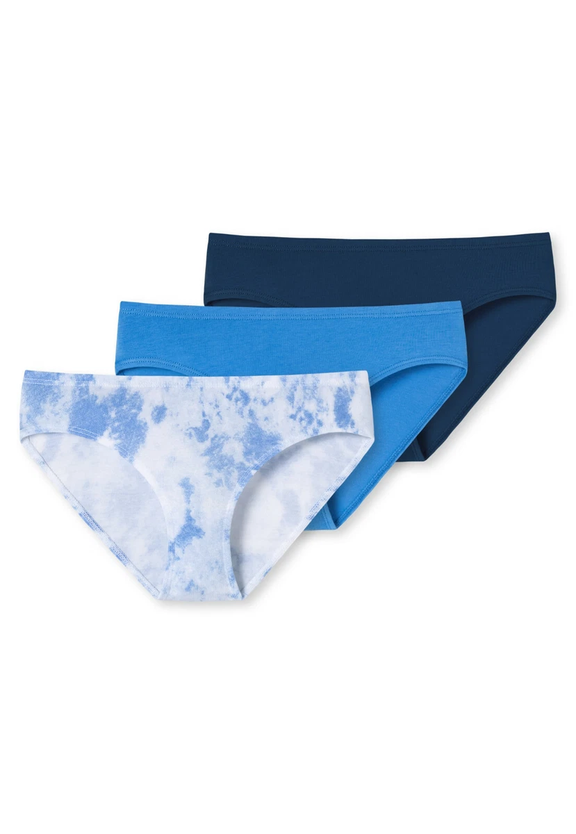 Schiesser Confezione da 2 Mutandine Hipster in Cotone Organico, a Costine Intimo, Assortiti 1_180962, 140 cm Bambine e Ragazze