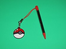 3DS Retractable Stylus Pokeball Charm - Stylus  Charm for Nintendo DS System