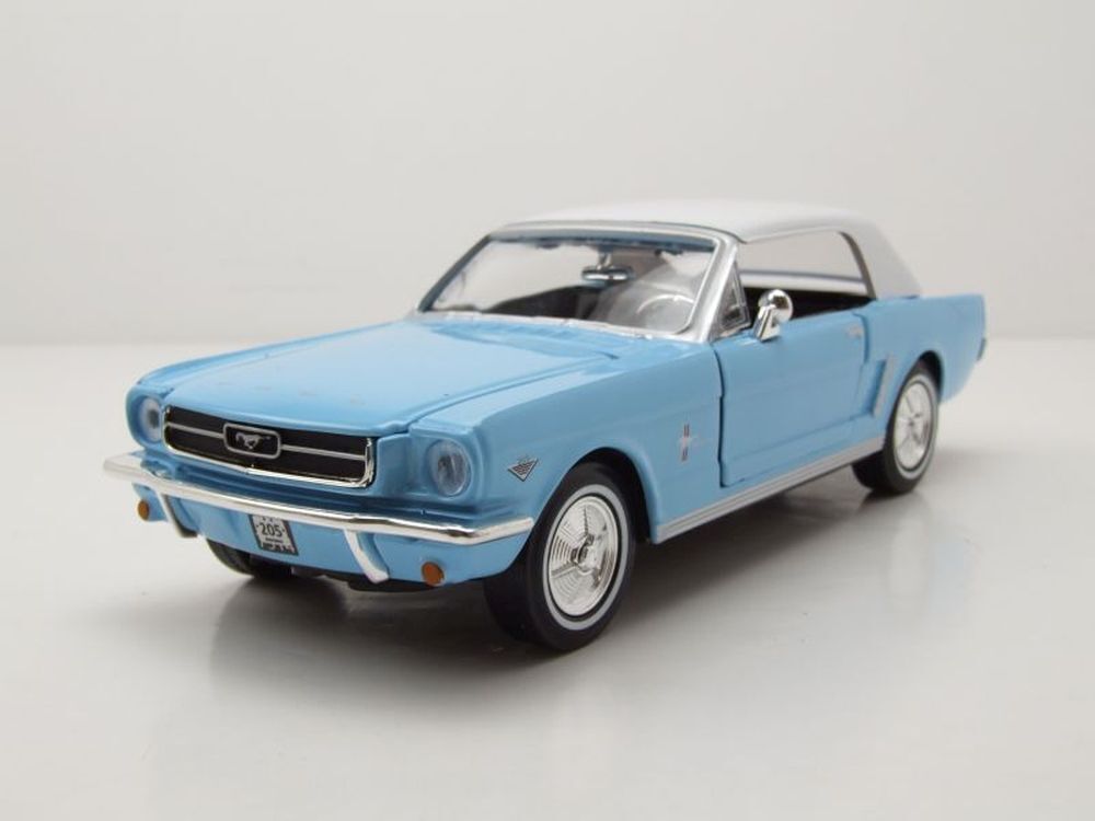 MOTOR MAX, FORD Mustang 1964 blau JAMES BOND Thunderball., 1 MOTOR MAX, FORD Mustang 1964 blau JAMES BOND Thunderball., 1