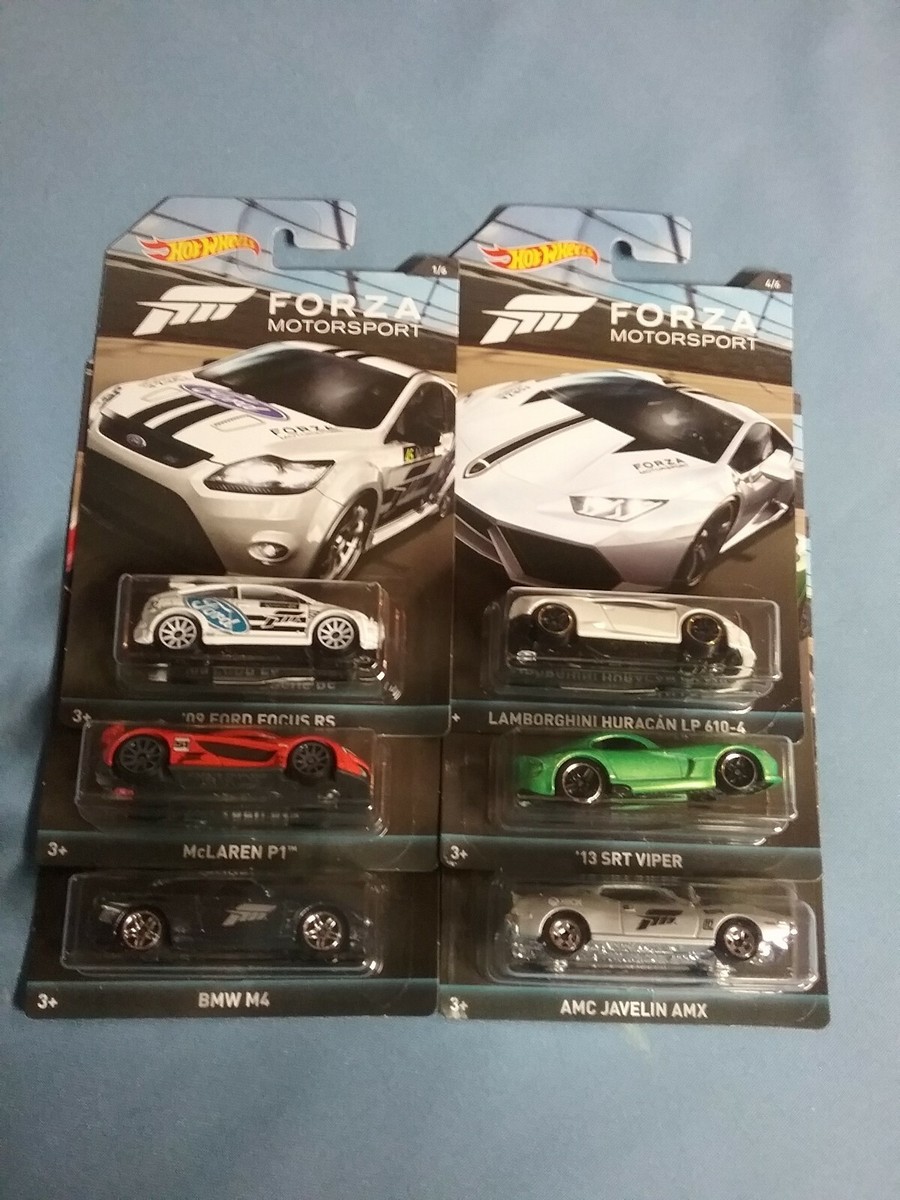 Hot wheels Forza Motor Sports: 6 piece collection various years
