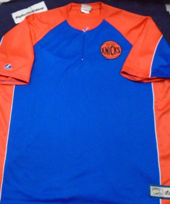 Majestic Hardwood Classics New York Knicks Shooting Warm Up Jacket