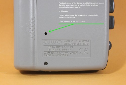 Aiwa HS-GM600Mk2 Vintage Walkman Cassette Player - Picture 8 of 9