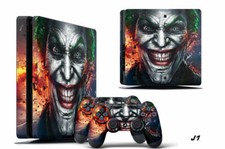 Decal Skin Wrap For PS4 Slim Playstation 4 SLIM Console  Controller Stickers JK