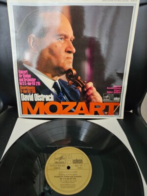 D. OISTRAKH violin Barshai Mozart Violin Con. 3 ED1 gold EURODISC Melodiya ED 1