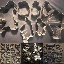 YOU PICK Metal Cookie Cutters TARNISHED Decorations Christmas Seasonal Shapes