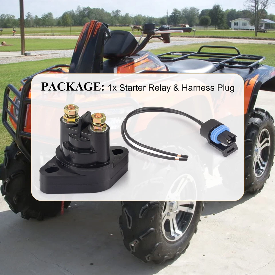 Relé solenoide de arranque para Arctic Cat 1000 400 450 500 550 650 700 0445-058 Foto 2 de 4