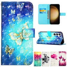 For Samsung A05 A05s A15 A25 A35 Magnetic Leather Pattern Wallet Case Flip Cover