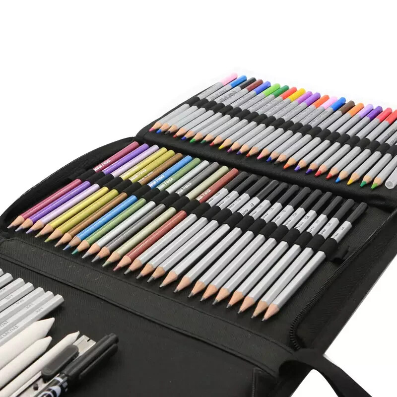 71 pcs Professional Drawing Artist Kit Set Pencils and Sketch Charcoal Art & Bag